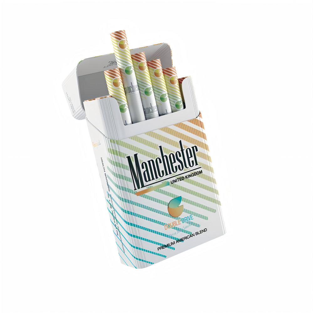 Manchester Double Drive Tropical Mint 5mg Carton
