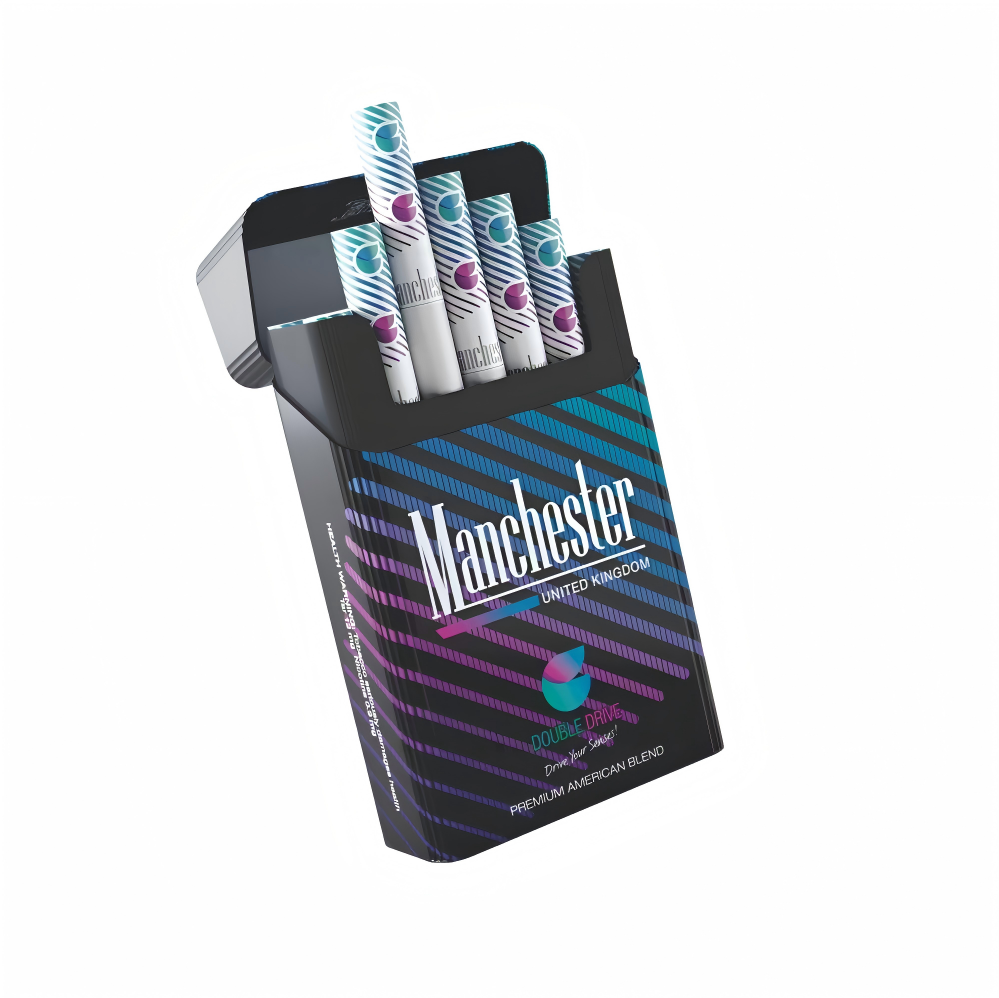 Manchester Double Drive Blueberry Mint 5mg Carton