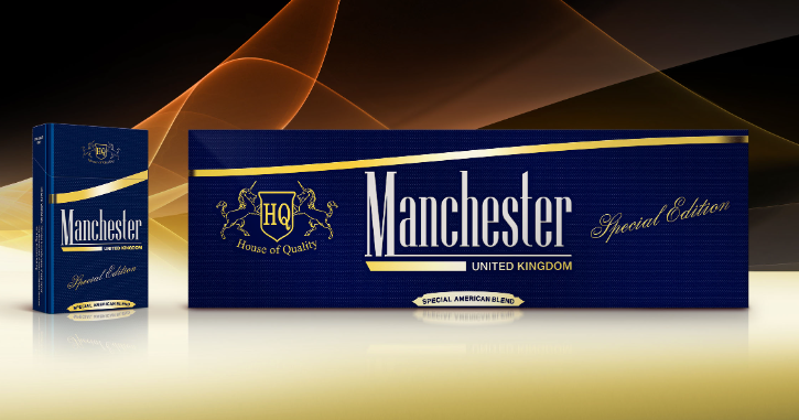 Manchester Special Edition Blue 8mg Carton