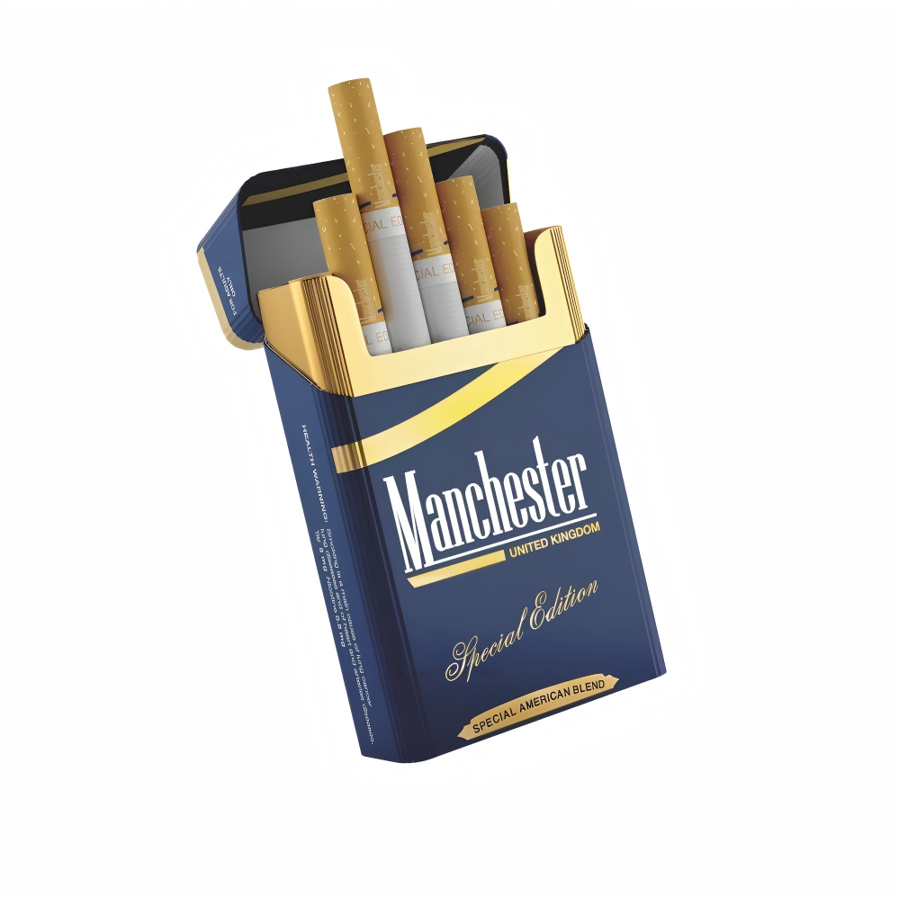 Manchester Special Edition Blue 8mg Carton